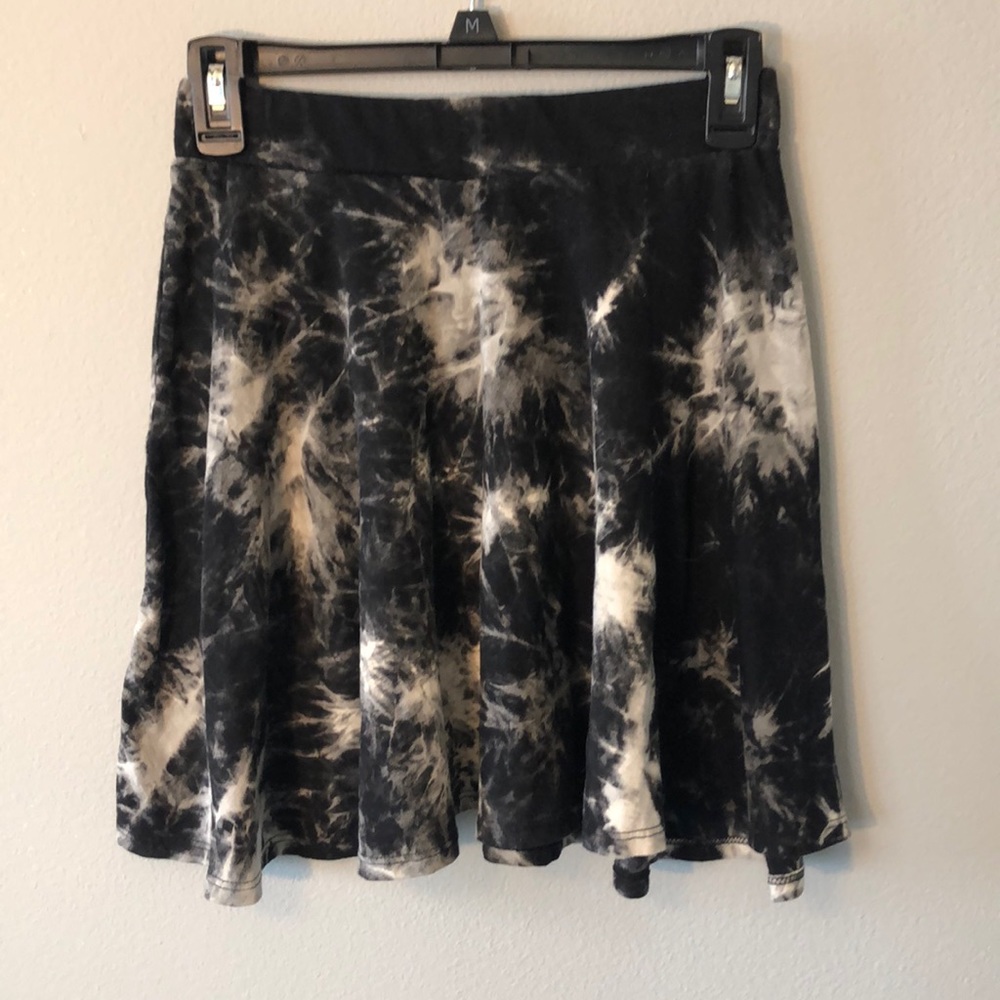 Tie-dye high waisted skirt